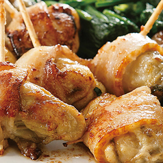 牡蠣とベーコンのバター醤油炒め