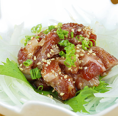 馬肉のユッケ風