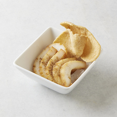 紋甲イカの山椒揚げ