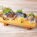 料理メニュー写真 自家製〆鯖　三昧