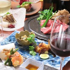 日本酒・焼酎に合うお料理コース4000円(税込)～