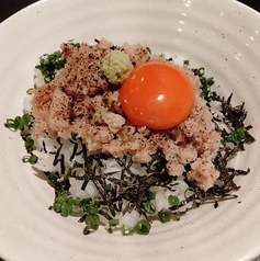 炙りそぼろ月見丼