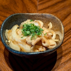 四川風鶏皮和え