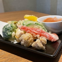 季節野菜のフリット盛り合わせの写真
