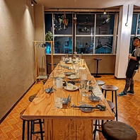 お席の雰囲気抜群！雰囲気から楽しめるこだわり空間♪