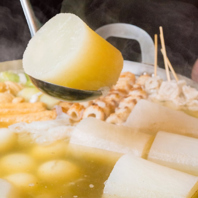 じっくり煮込んだおでんは鰹節2種類を使った深い味わい