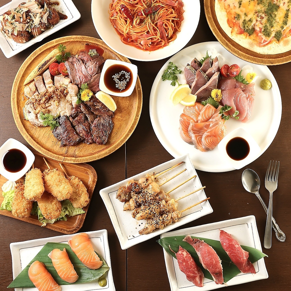 ゆめ八で食べ飲み放題！料理，ドリンクもめちゃめちゃ豊富！女性が好きなカクテルもたくさん★☆