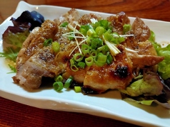 若鶏もも肉醤油オリーブオイル焼き