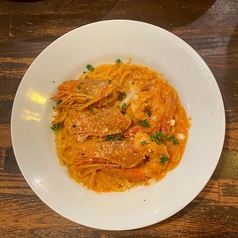 赤エビのトマトクリーム