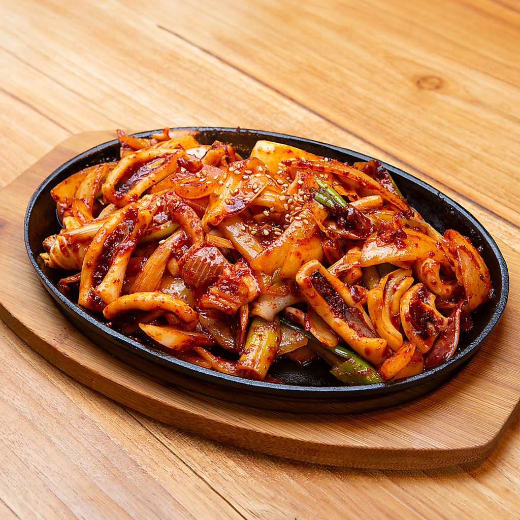 イカ炒め＆ナクジ炒めのような辛い韓国料理も大人気！旨辛い韓国料理を楽しむならソウル家で！