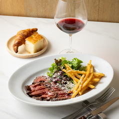 和牛ランプのカルパッチョ ポテトフライ添え