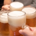 単品飲み放題1,650円！！生ビールもご注文可能◎