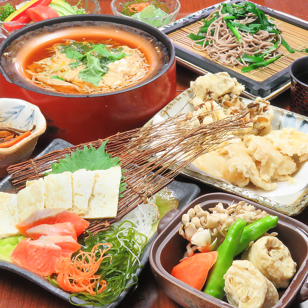 栃木をまるごと満喫できるコース料理がございます。1名様からご利用が可能で、当日の予約もOKです！