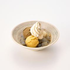 【黄金の鳴門金時】芋あんみつ(ほうじ茶ラテ蜜)