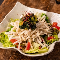 大根サラダ~叩き梅紫蘇サラダ~