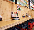 カウンター席もご用意していますので、おひとり様～大歓迎です！お気軽にお立ち寄りください！