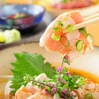 鮮度抜群のお肉を素材に合わせた調理法で。