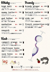 ドリンクメニュー２