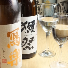 こだわりの日本酒はお料理との相性抜群です◎