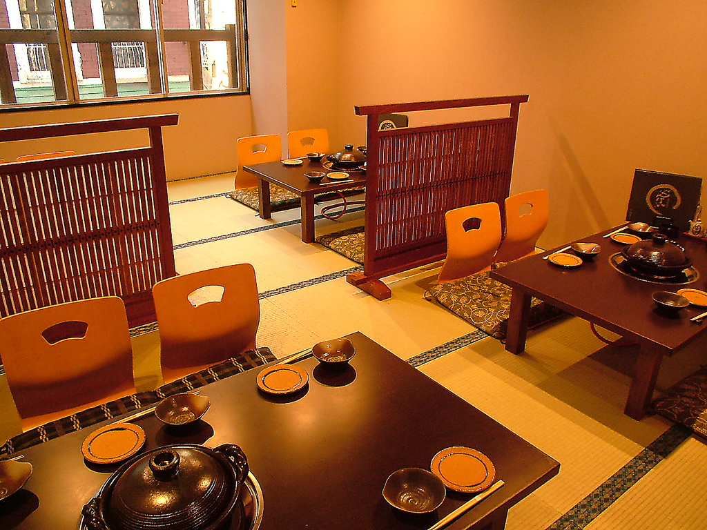 【2Ｆ】座敷の貸切は平日16名様～週末18名様～最大24名様までOK！少人数グループは4名様～OK！