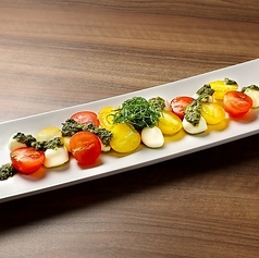 食べる菊川茶カプレーゼ