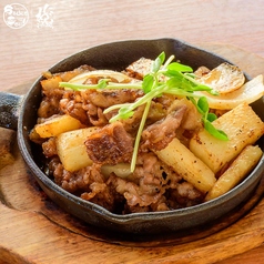 牛バラ肉と長芋のスタミナ炒め