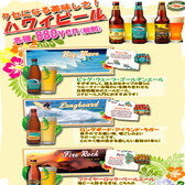 当店は海外のハワイビールも3種ご用意♪海外でも人気で入荷が難しいハワイビールを直接入荷しております。飲み比べしてみてください♪