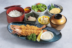 ぷりぷり大海老フライのご膳