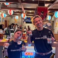 自家製シロップ使用！オリジナルゴーヤービールで乾杯◎