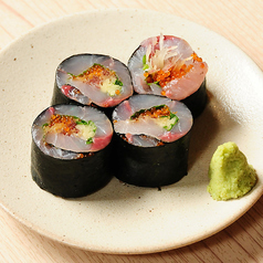 鯵の薬味巻き