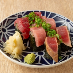 マグロ3種食べ比べ(中トロ・天身・漬け炙り)