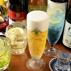 豊富なお飲み物ご用意致します
