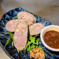 肉厚ソーセージの鉄板焼~バーベキューソース~