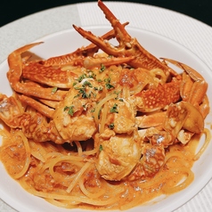 紅ズワイ蟹と渡り蟹のグランキオ