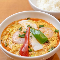 シーフードの玉子カレー炒めごはん ☆☆☆