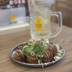 お酒×たこ焼き　これは最高