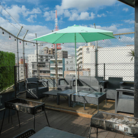 テラス席のご予約はお早目に…