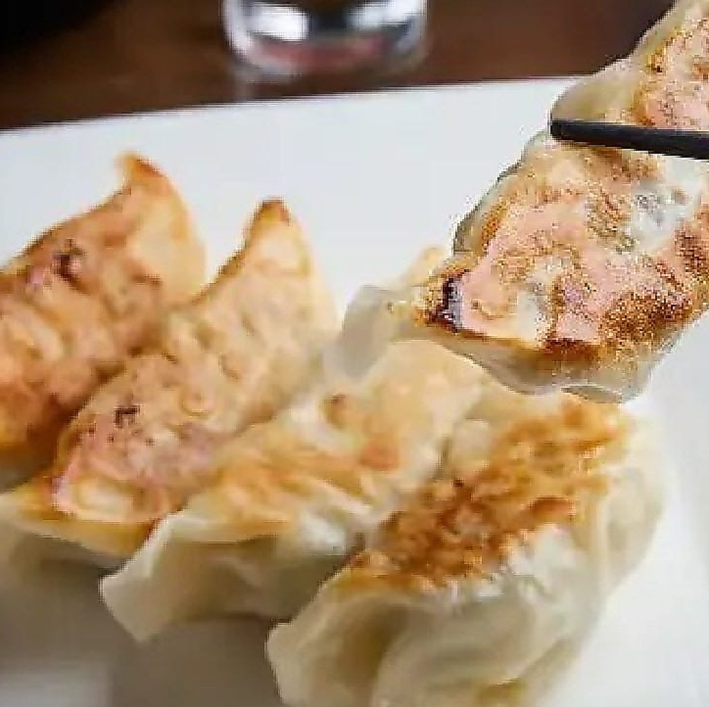 こだわりの名物「国産やみつき餃子」