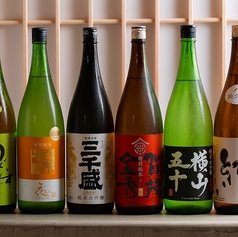 季節ものや店主気まぐれレア酒も◎日本酒を多彩にご用意