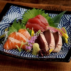 本日の鮮魚3種盛り