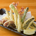 料理メニュー写真&nbsp;天ぷら5種盛り