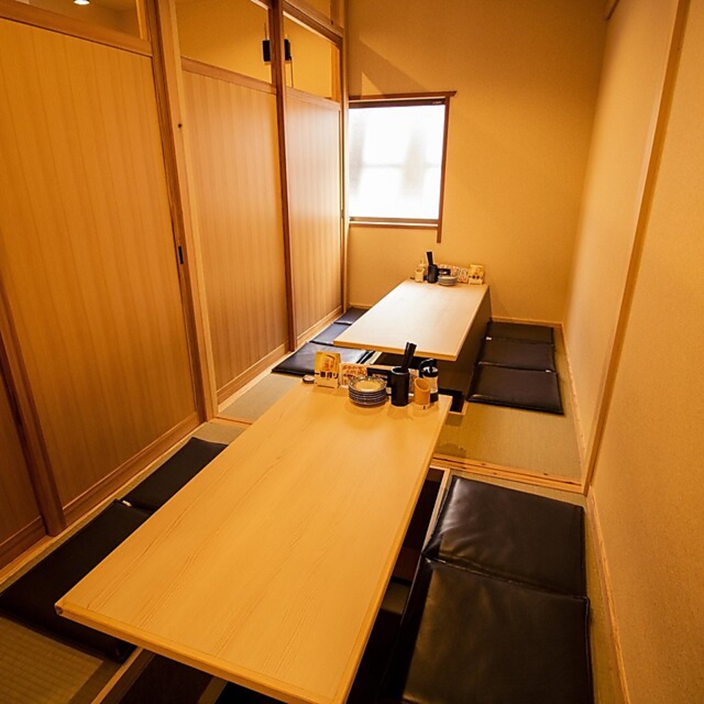 大人数のご予約におすすめの掘りごたつ式個室