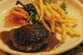 料理メニュー写真 壱岐牛のハンバーグステーキ