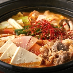 旨辛牛カルビチゲほうとう鍋