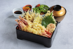 ぷりぷり大海老の海老天重