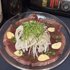 静岡産カツオのカルパッチョ