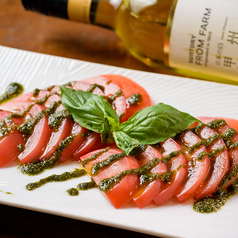 冷やしトマトのジェノベーゼソース