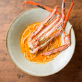 料理メニュー写真 スープが残らない　渡り蟹のトマトクリームスープパスタ