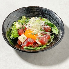 マグロと長芋のユッケ