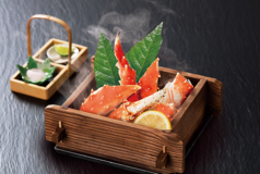 セイロ蒸し　たらば